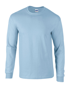 Gildan G2400 - Adult Ultra Cotton® Long Sleeve T-Shirt Light Blue