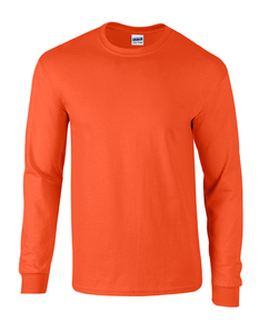 Gildan G2400 - Adult Ultra Cotton® Long Sleeve T-Shirt Orange