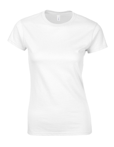 Gildan G64000L - Softstyle Ringspun Cotton T-Shirt Ladies White