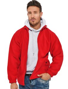 Absolute Apparel AA61 - Heritage Full Zip Fleece Red