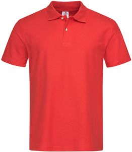 Stedman ST3000 - Classic Cotton Polo Mens 170gm Scarlet Red