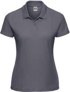 Russell R539F - Classic PolyCotton Ladies Polo 215gm Convoy Grey