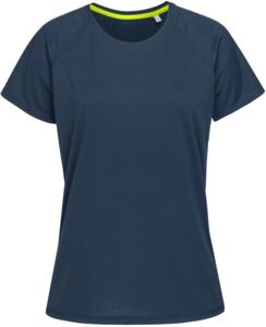 Stedman ST8500 - Sports Raglan Mesh Ladies T-Shirt Marina Blue