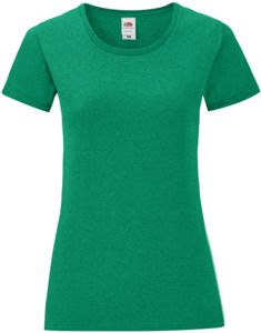Fruit Of The Loom F61432 - Iconic 150 T-Shirt Ladies Heather Green