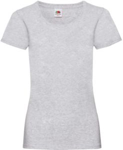 Fruit Of The Loom F61372 - LadyFit Valueweight T-Shirt Heather Grey