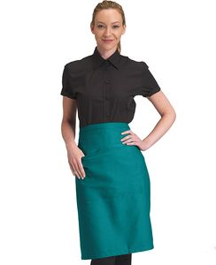 Dennys DDP110 - Recycled Waist Apron 24in With Pocket Sea Grass