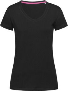 Stedman ST9710 - Claire V-Neck Ladies T-Shirt Black Opal
