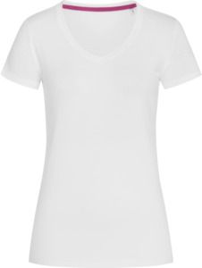 Stedman ST9710 - Claire V-Neck Ladies T-Shirt White