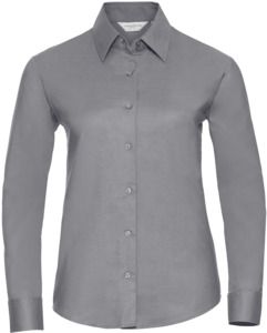 Russell Collection R932F - Ladies Oxford Long Sleeve Shirt 135gm