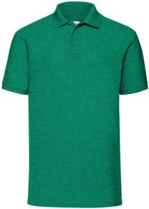 Fruit Of The Loom F63402 - 65/35 Polo Heather Green